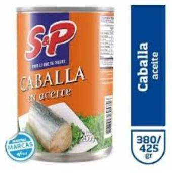 CABALLA SYP EN ACEITE X 380 GR